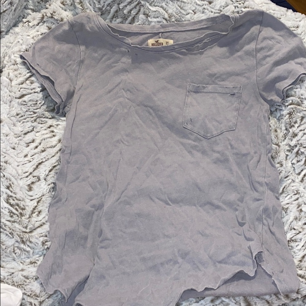 grey destroyed tee